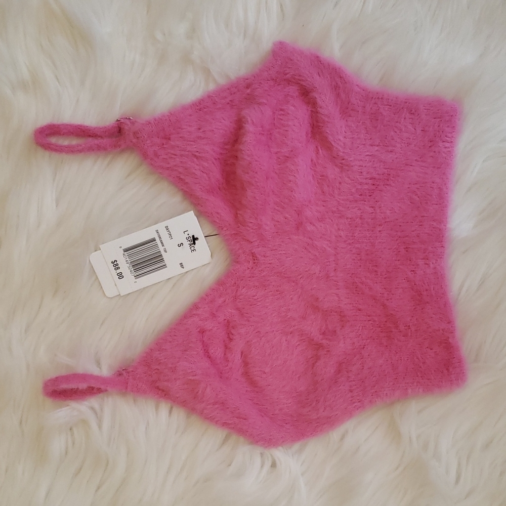 L*Space Daydreamin Crop Top & Shorts Set Pink Size S - Picture 3 of 11